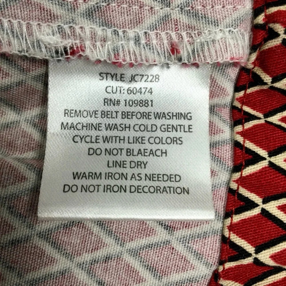 Women's Isabel & Nina Red Fit and Flair Dress Size 12 - Picture 10 of 12